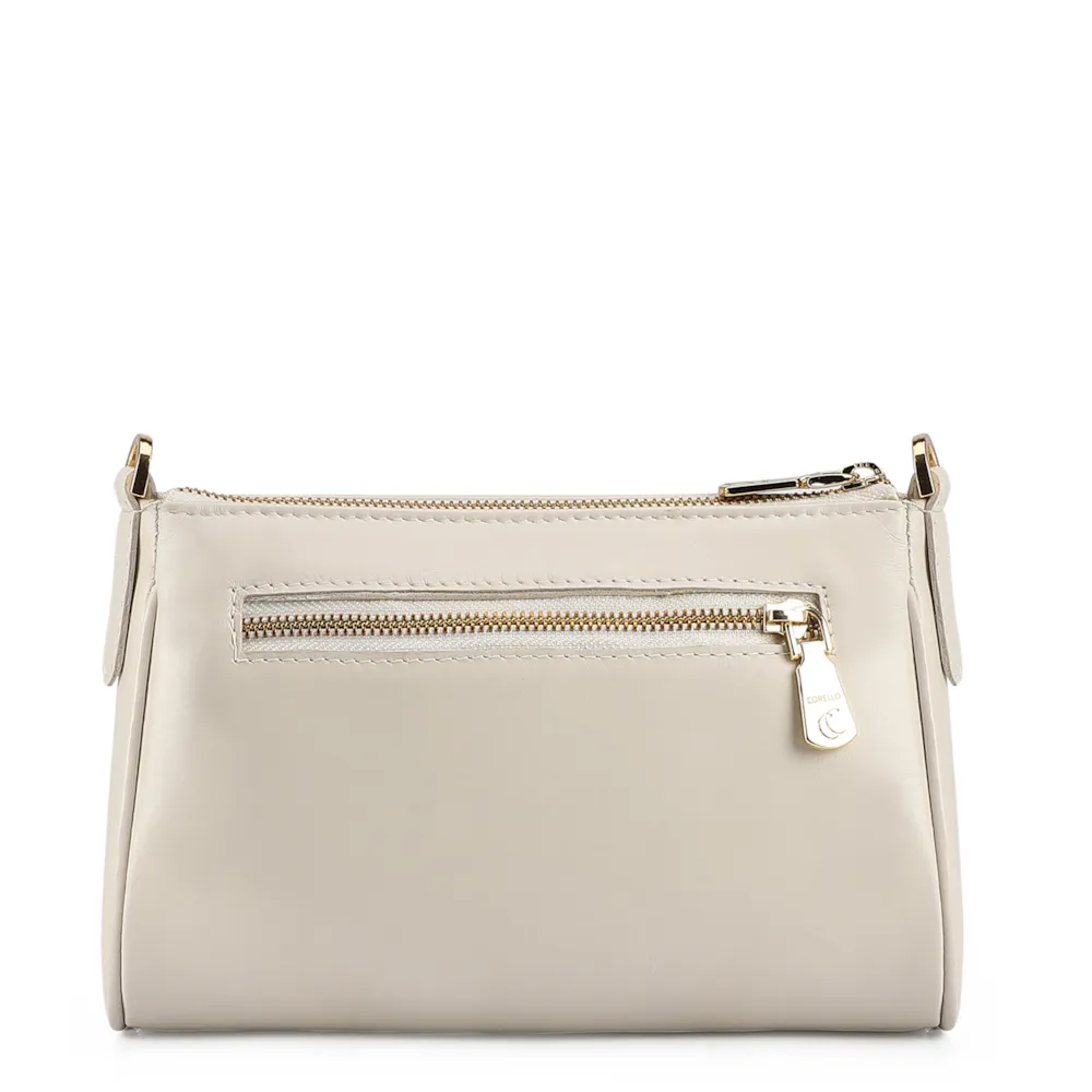 Bolsa Transversal Couro Off White - imagem 3