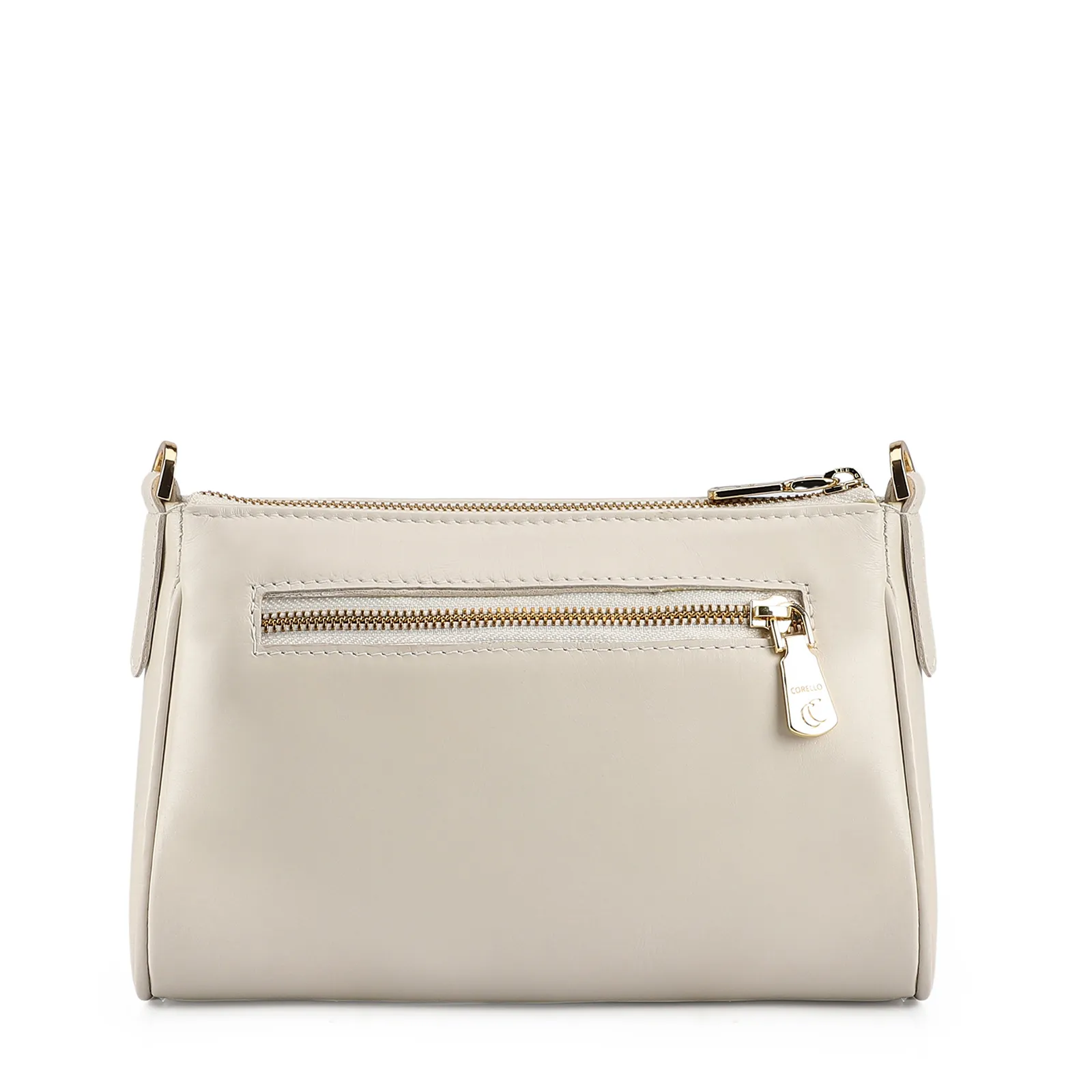 Bolsa Transversal Couro Off White