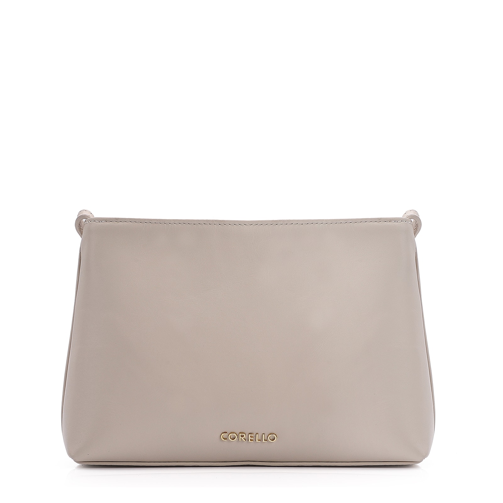 Bolsa Transversal Couro Off White