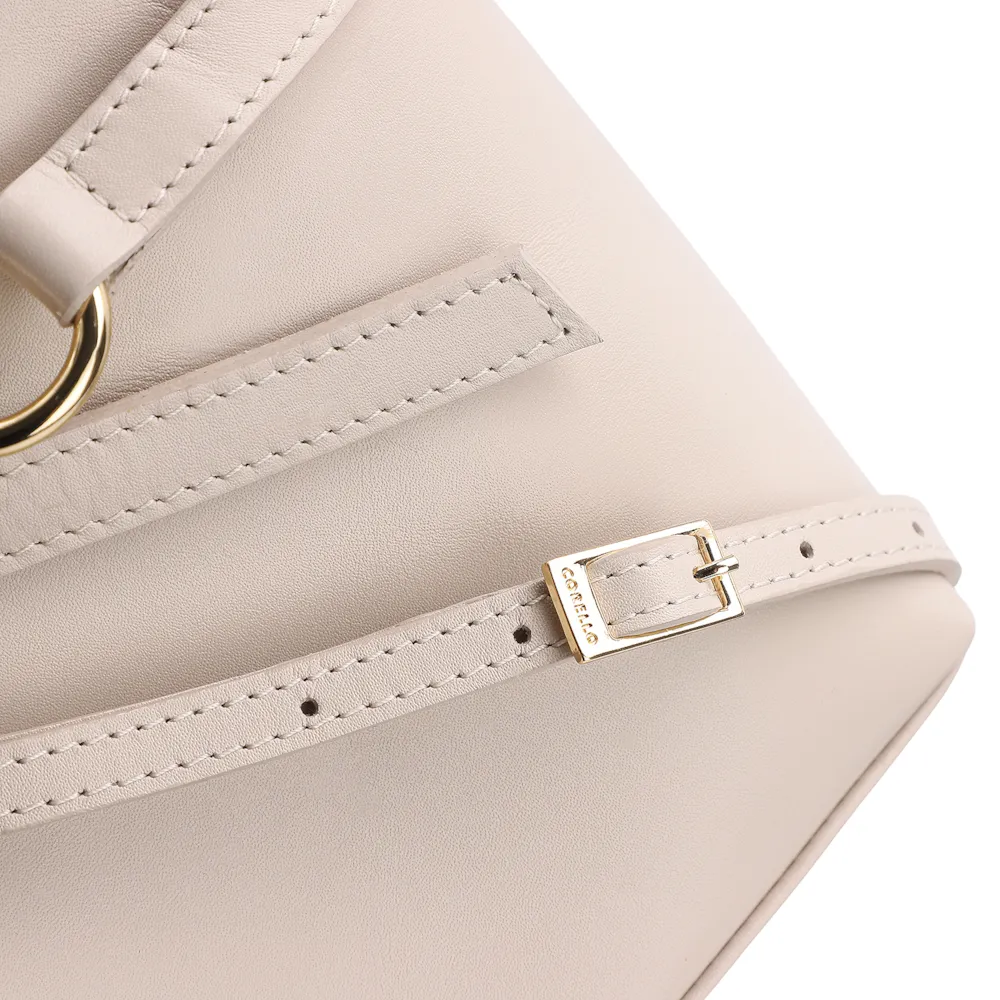 Bolsa Transversal Couro Off White - imagem 7