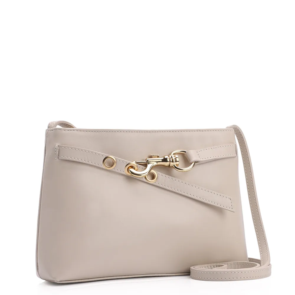 Bolsa Transversal Couro Off White - imagem 2