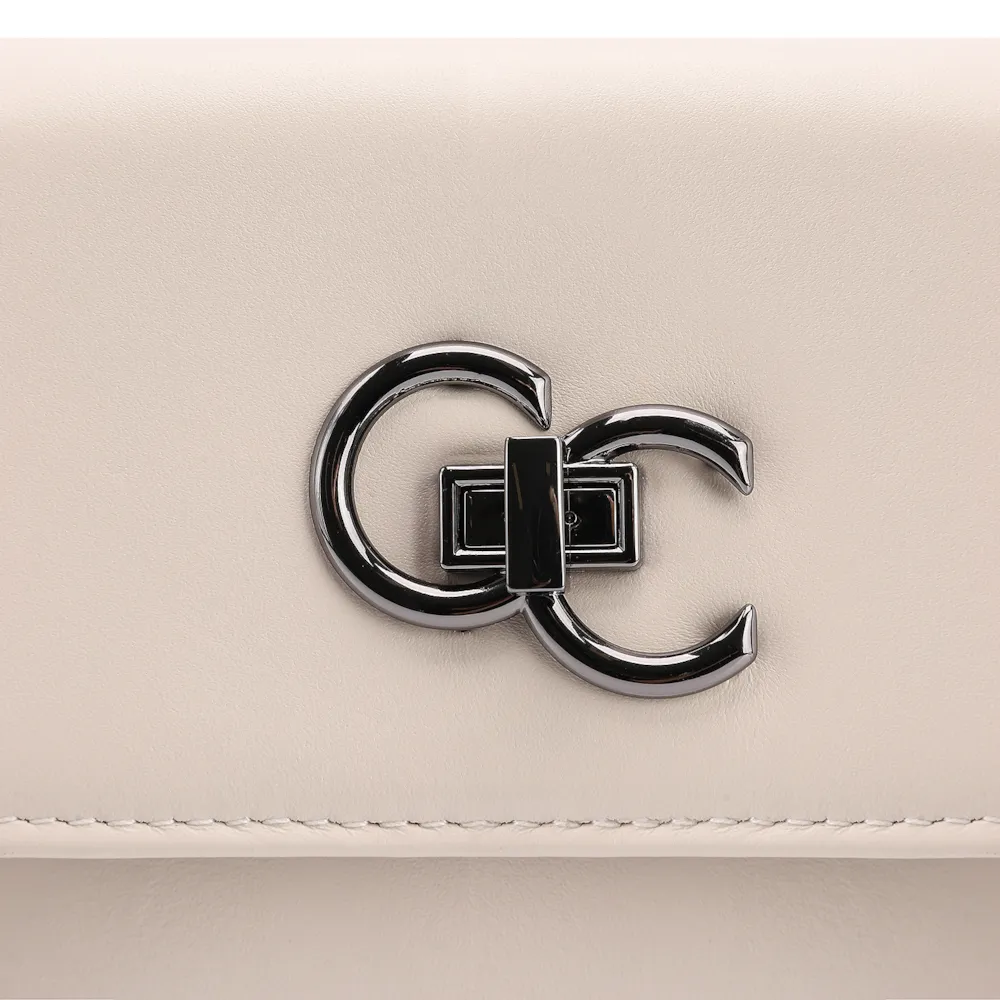 Bolsa Transversal Couro Off White - imagem 6