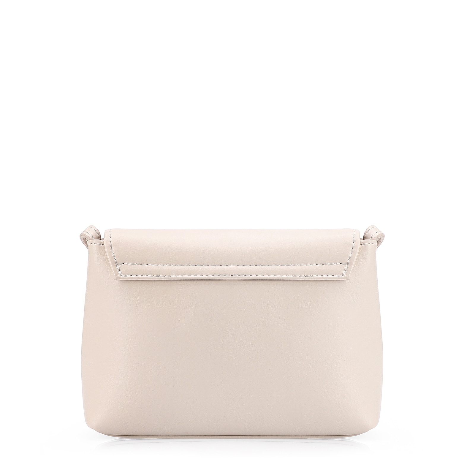 Bolsa Transversal Couro Off White
