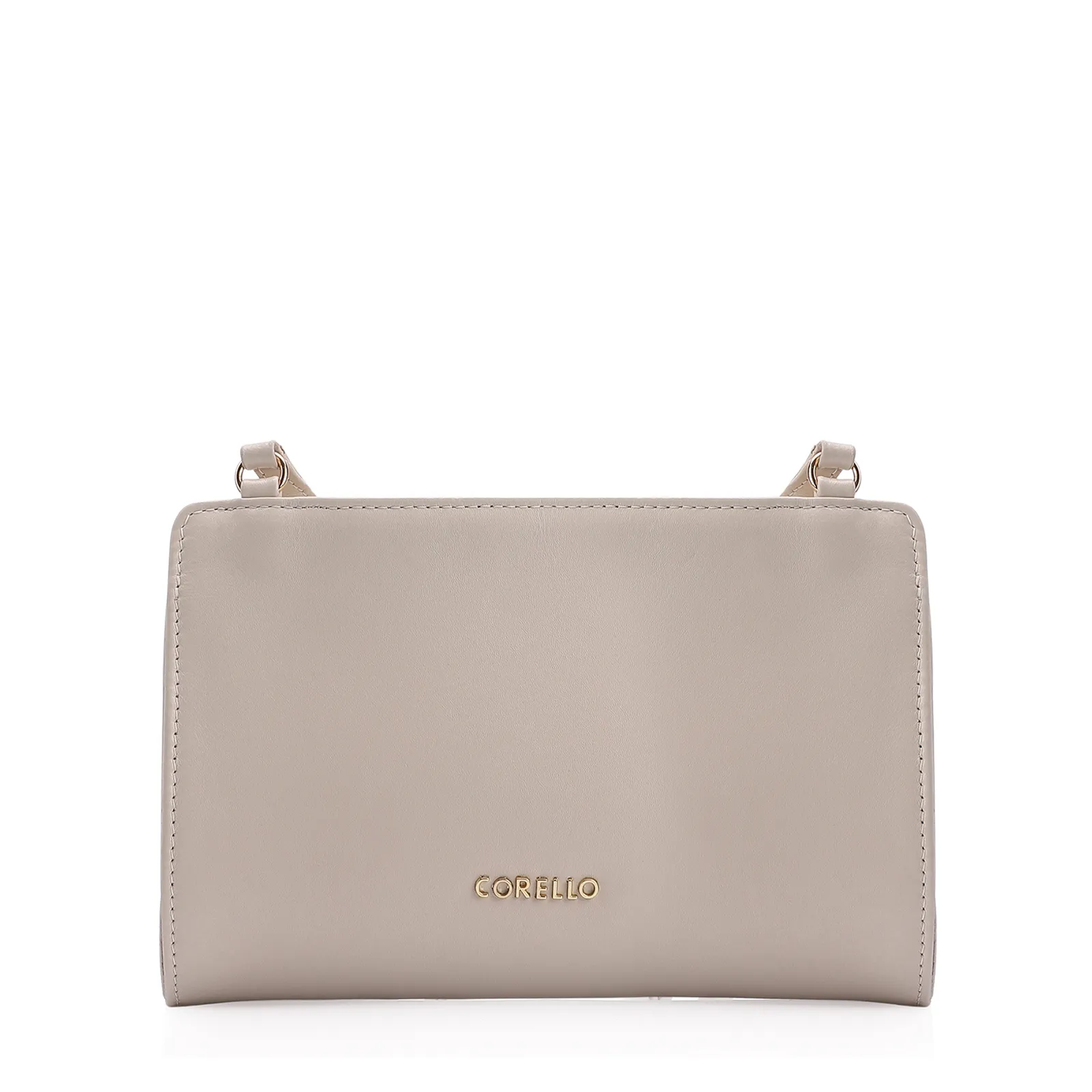 Bolsa Transversal Couro Off White