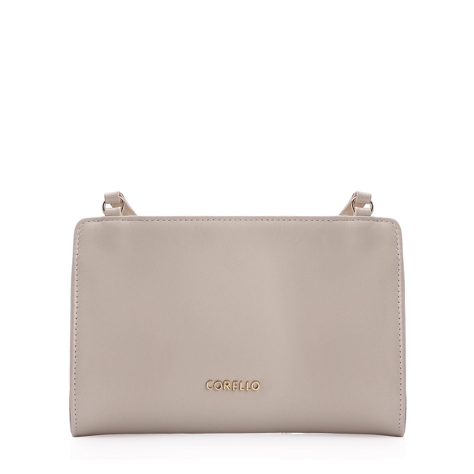 Bolsa Transversal Couro Off White