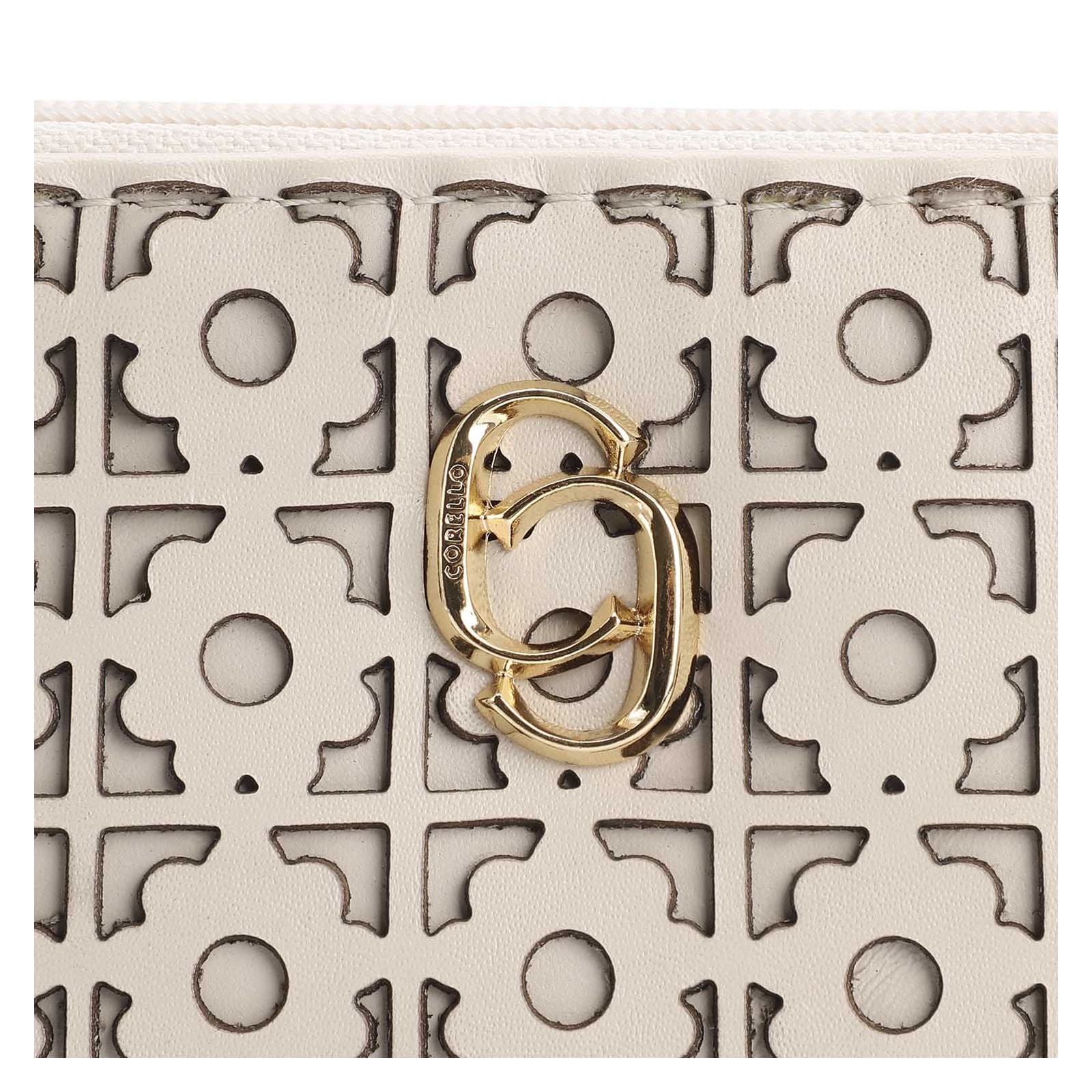Bolsa Transversal Couro Off White