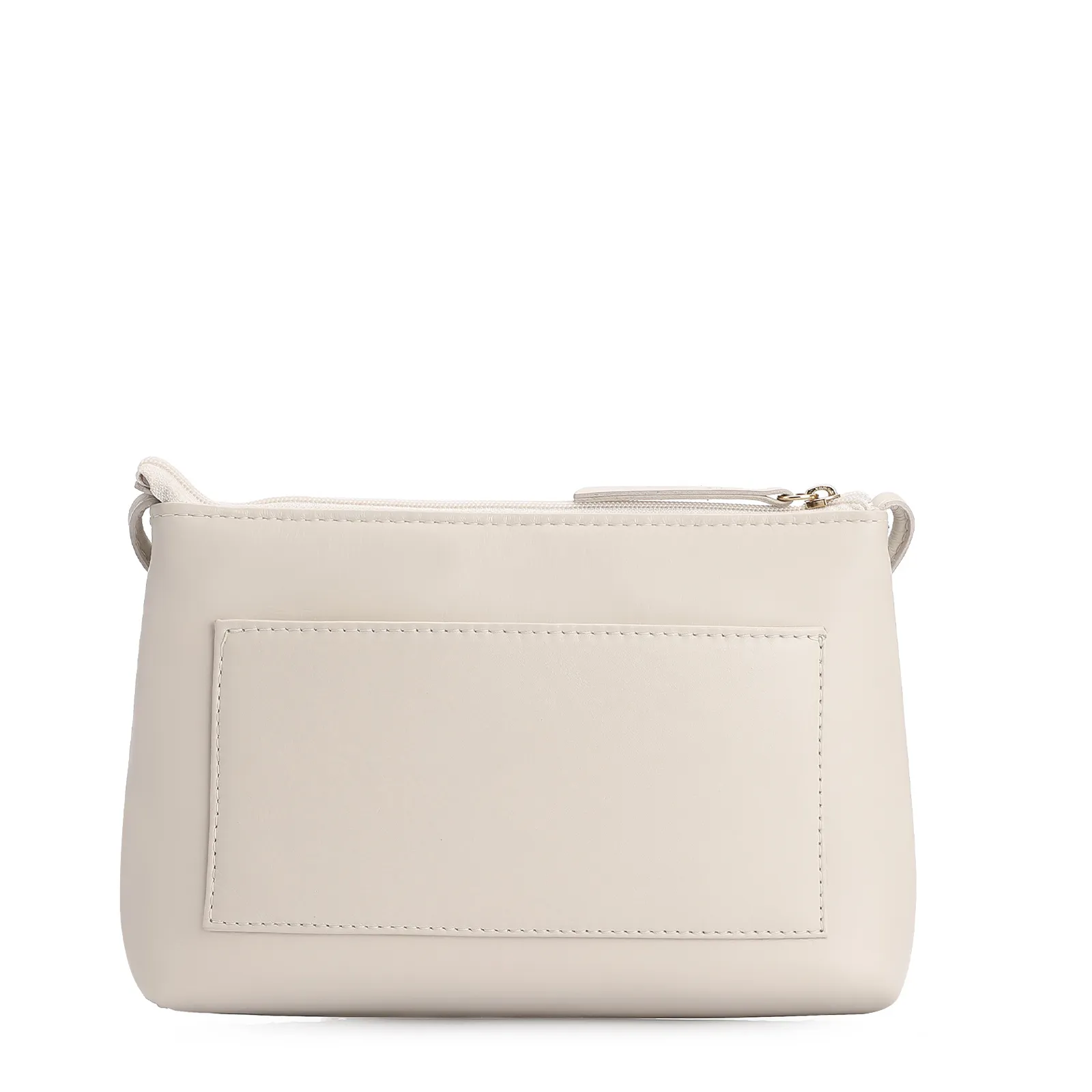 Bolsa Transversal Couro Off White