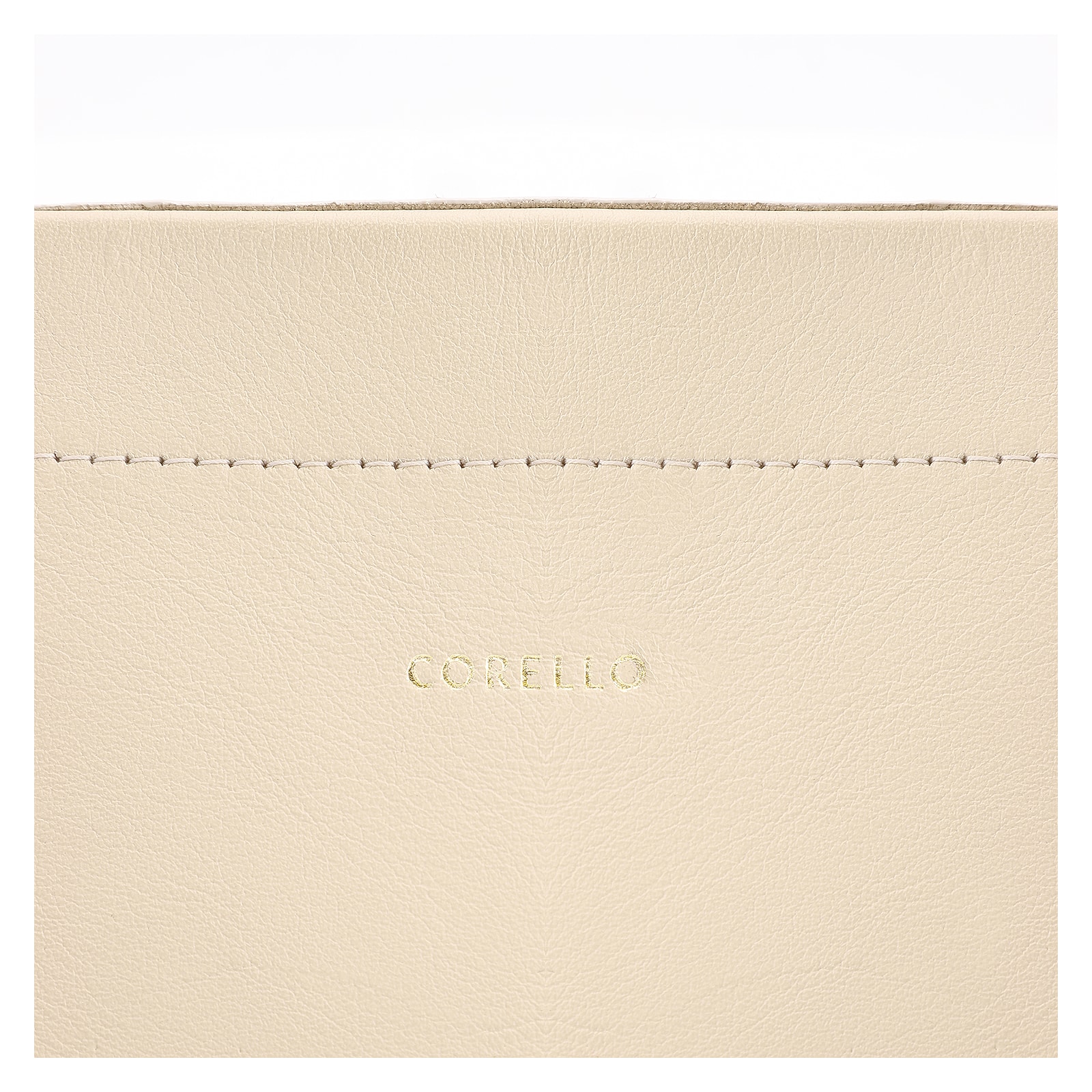 Bolsa Transversal Couro Off White