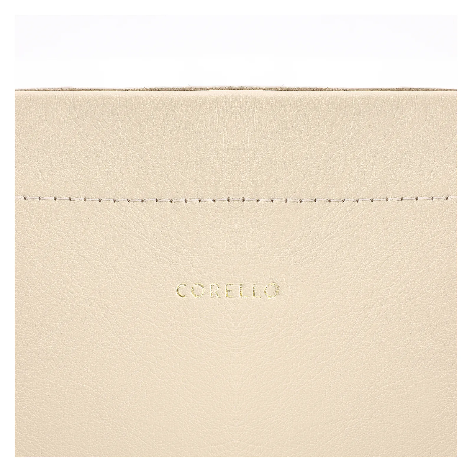 Bolsa Transversal Couro Off White