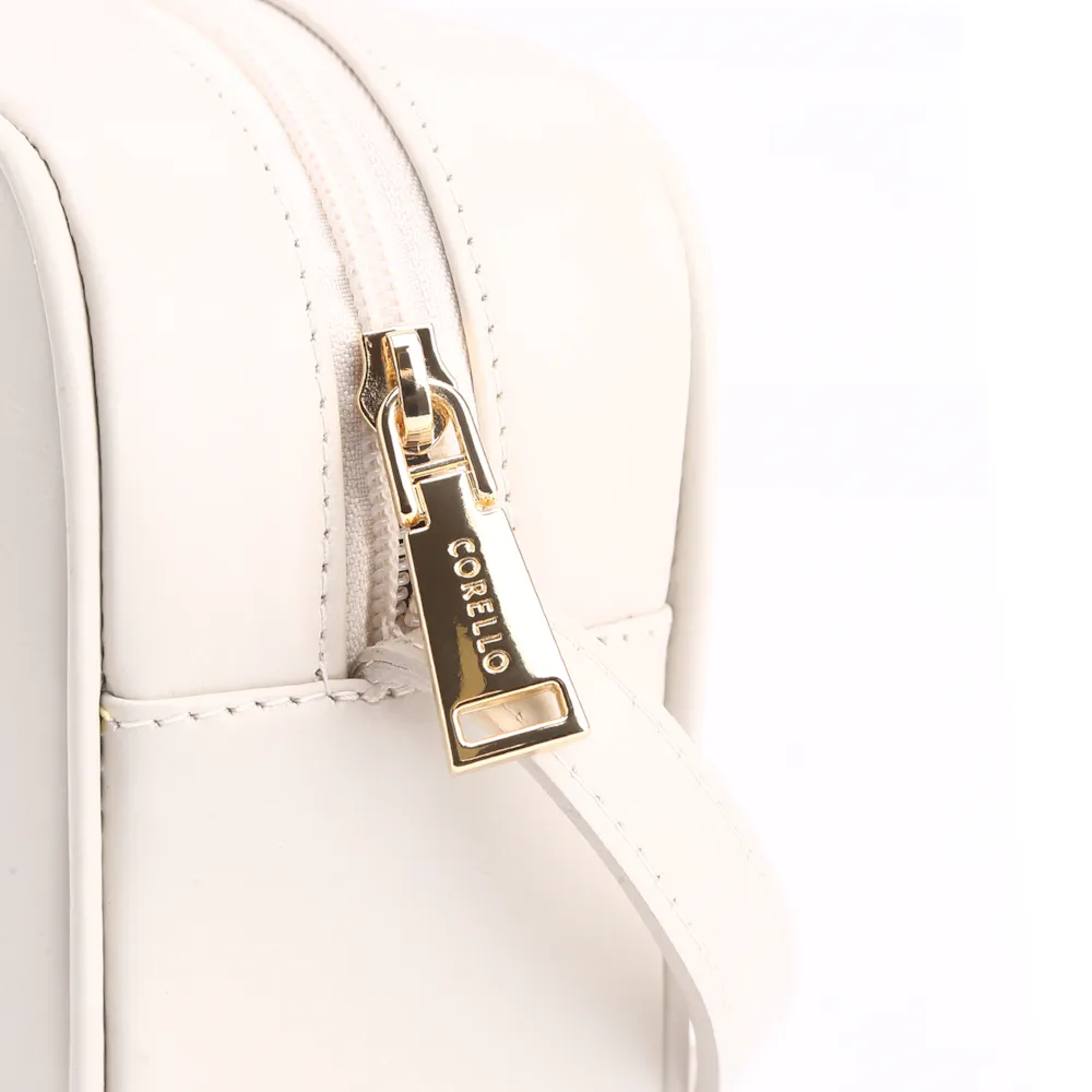 Bolsa Transversal Couro Off White - imagem 5