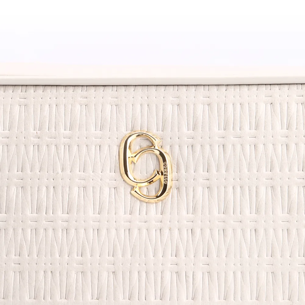 Bolsa Transversal Couro Off White - imagem 6