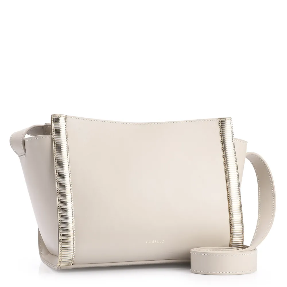 Bolsa Transversal Couro Off White - imagem 2