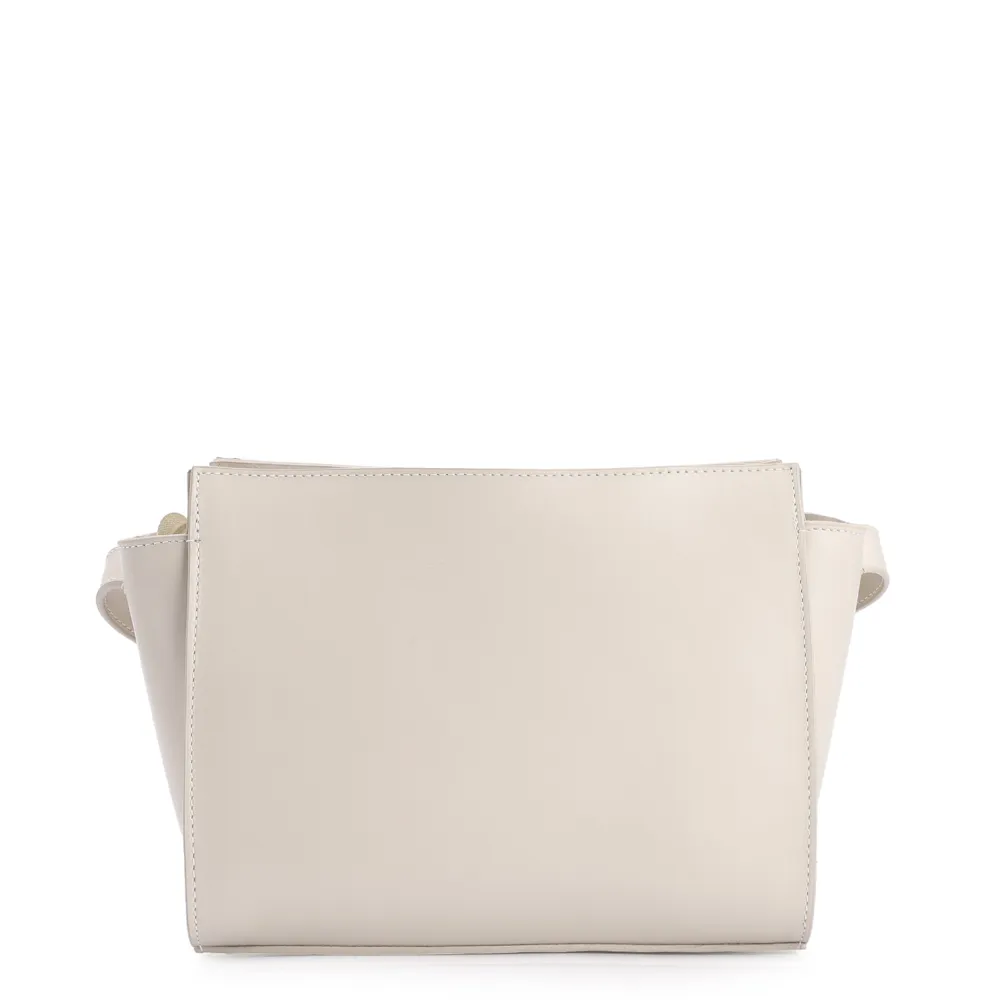 Bolsa Transversal Couro Off White - imagem 3