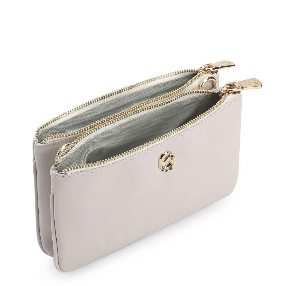 Bolsa Transversal Couro Off White - imagem 4