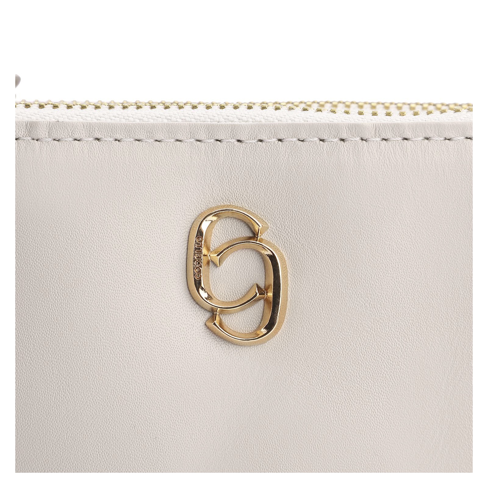 Bolsa Transversal Couro Off White