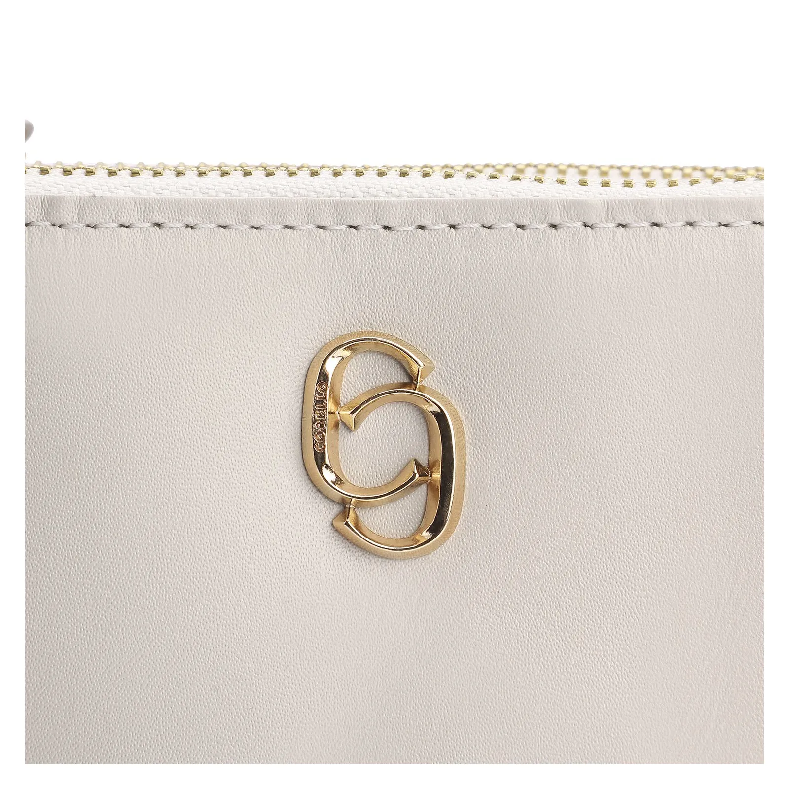 Bolsa Transversal Couro Off White