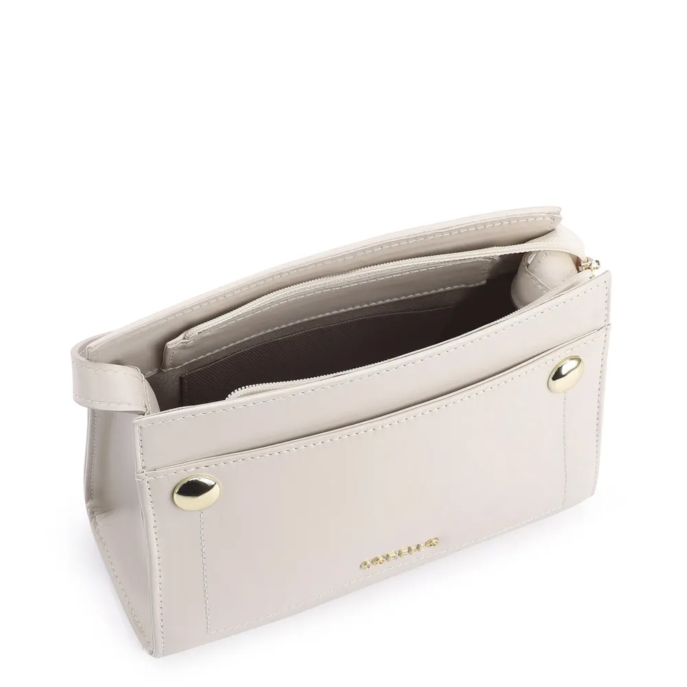 Bolsa Transversal Couro Off White - imagem 4