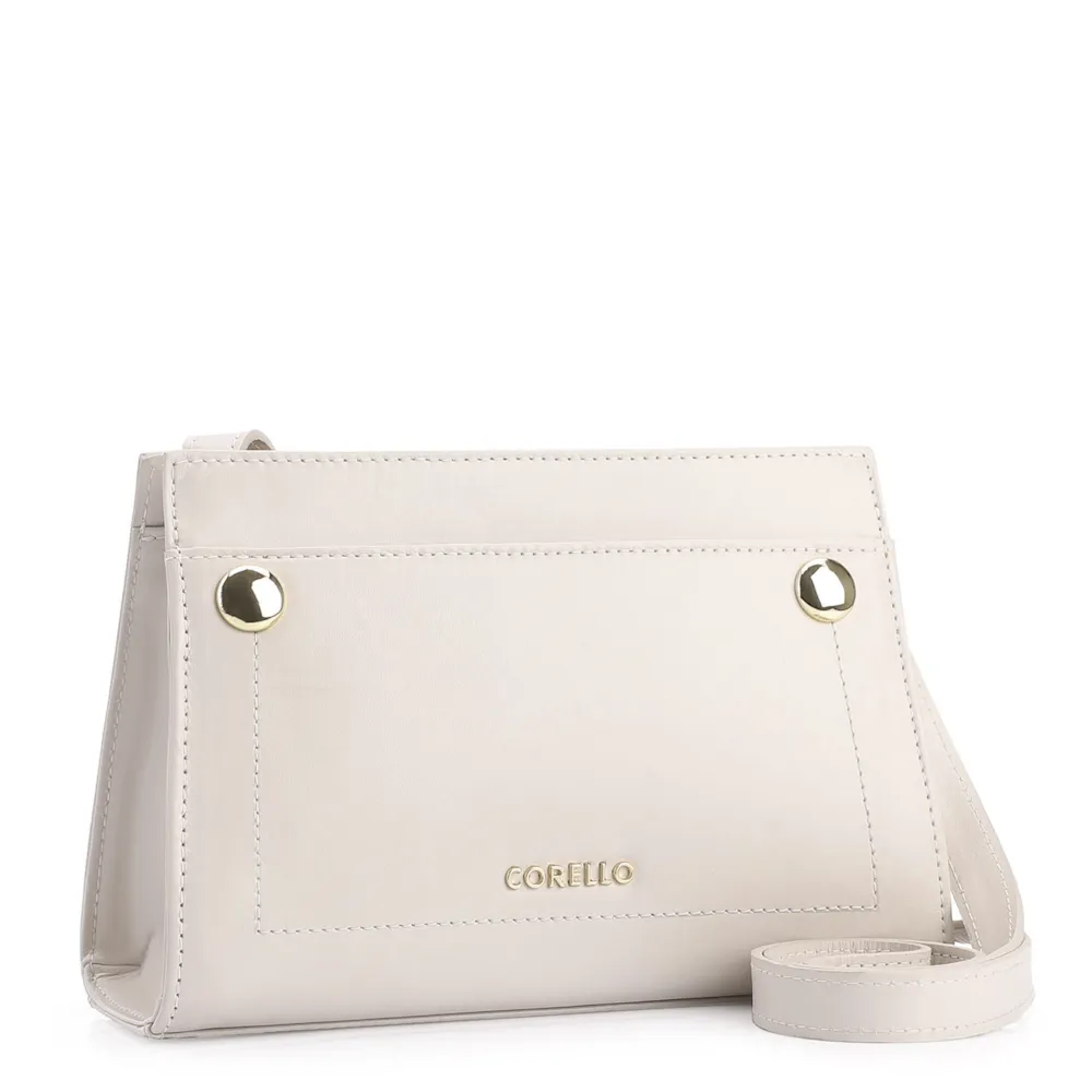 Bolsa Transversal Couro Off White - imagem 2
