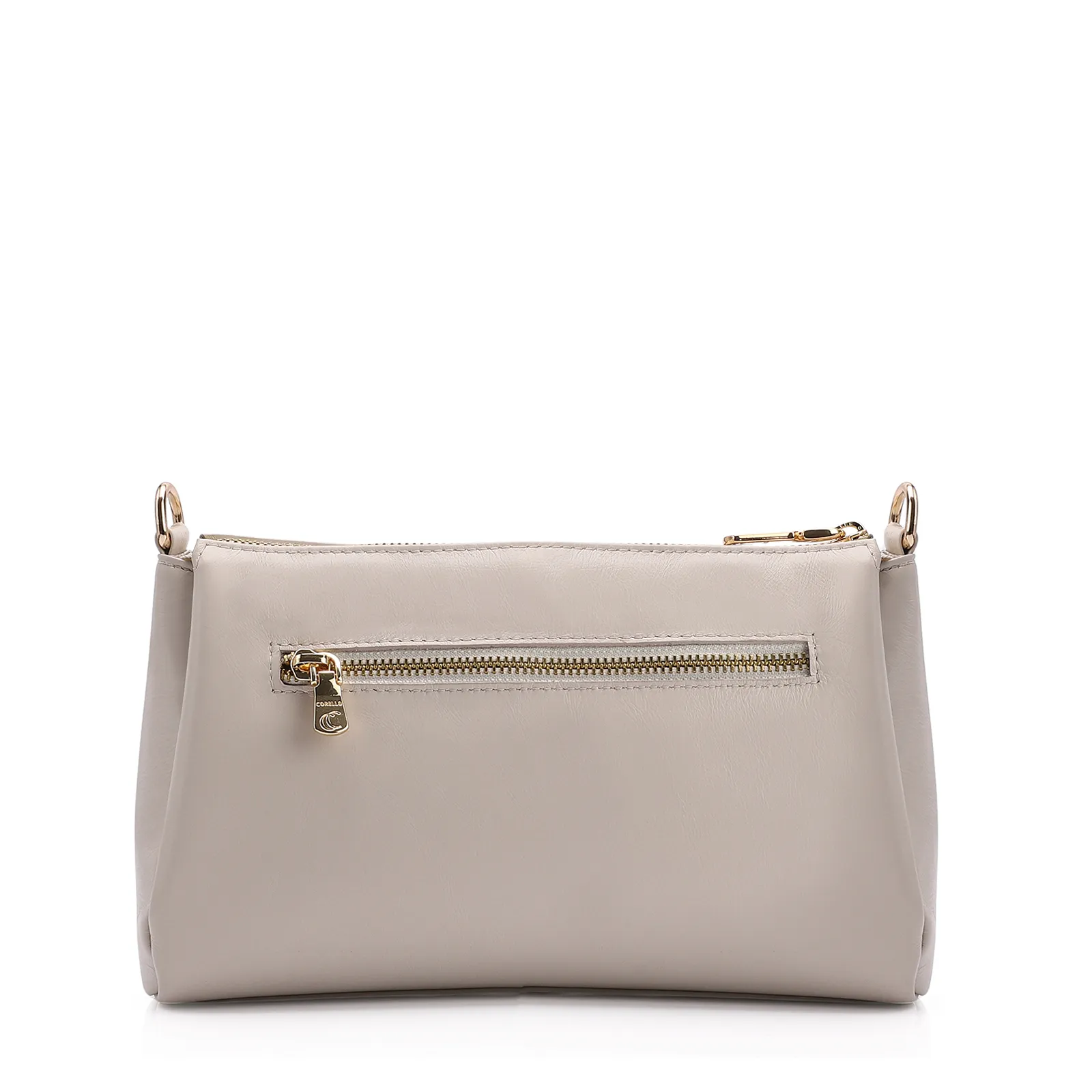 Bolsa Transversal Couro Off White