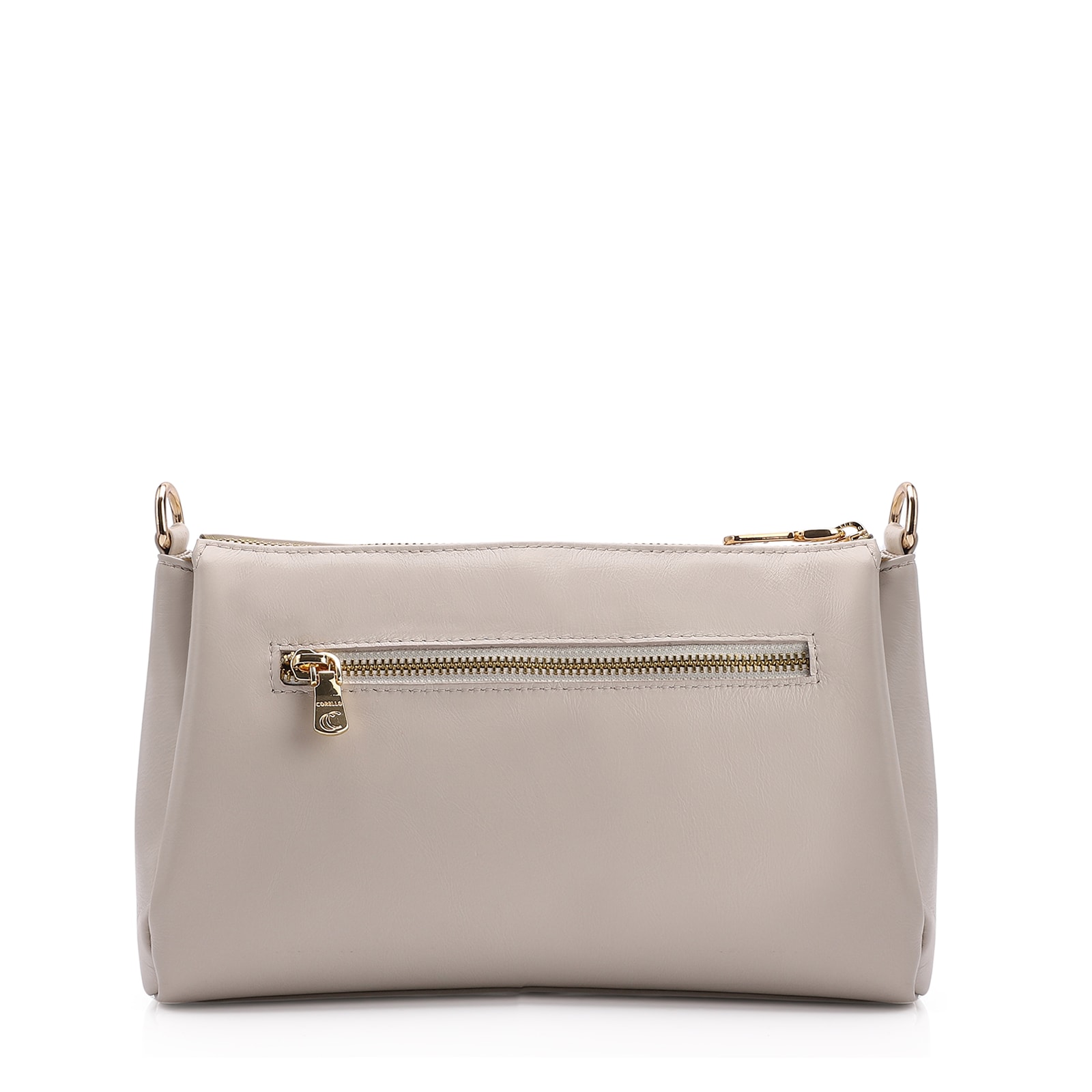 Bolsa Transversal Couro Off White