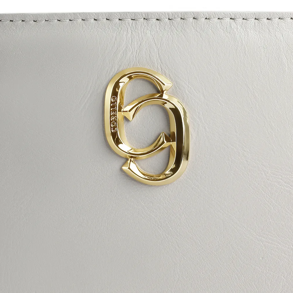 Bolsa Transversal Couro Off White - imagem 6