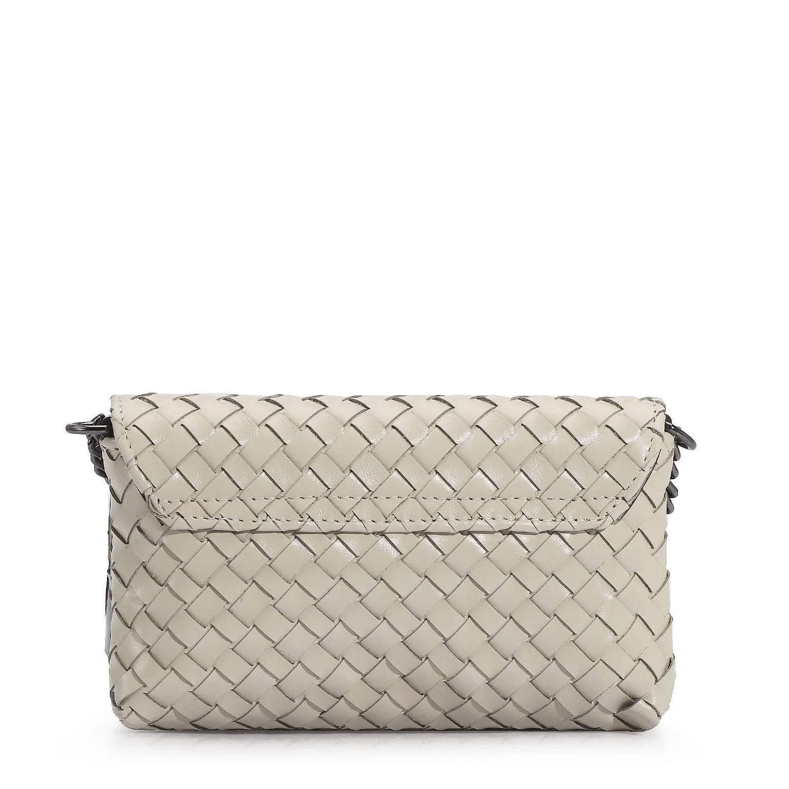 Bolsa Transversal Couro Off White