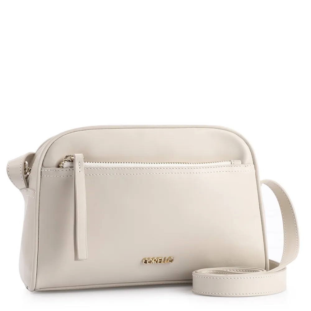Bolsa Transversal Couro Off White - imagem 2