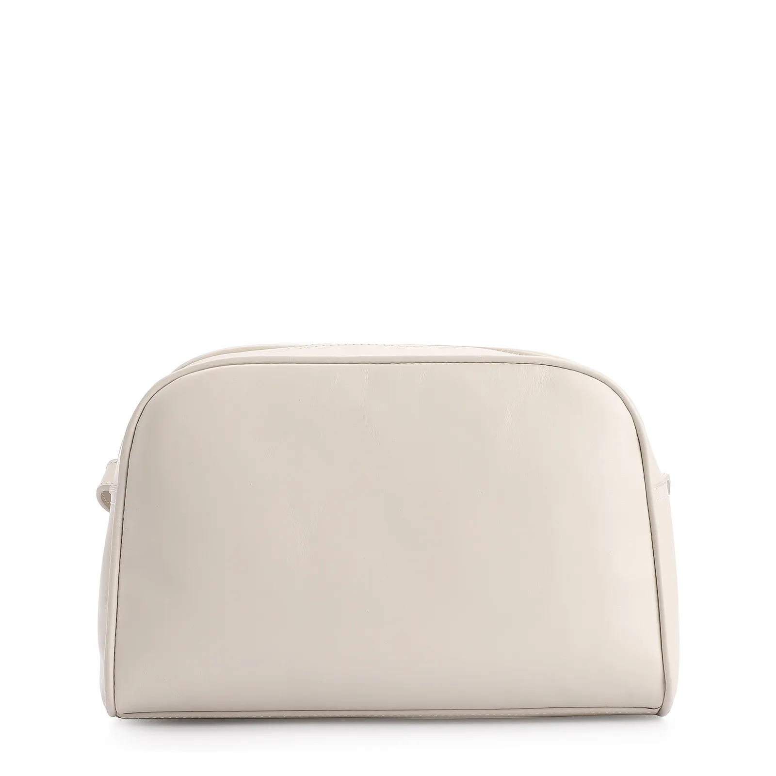 Bolsa Transversal Couro Off White