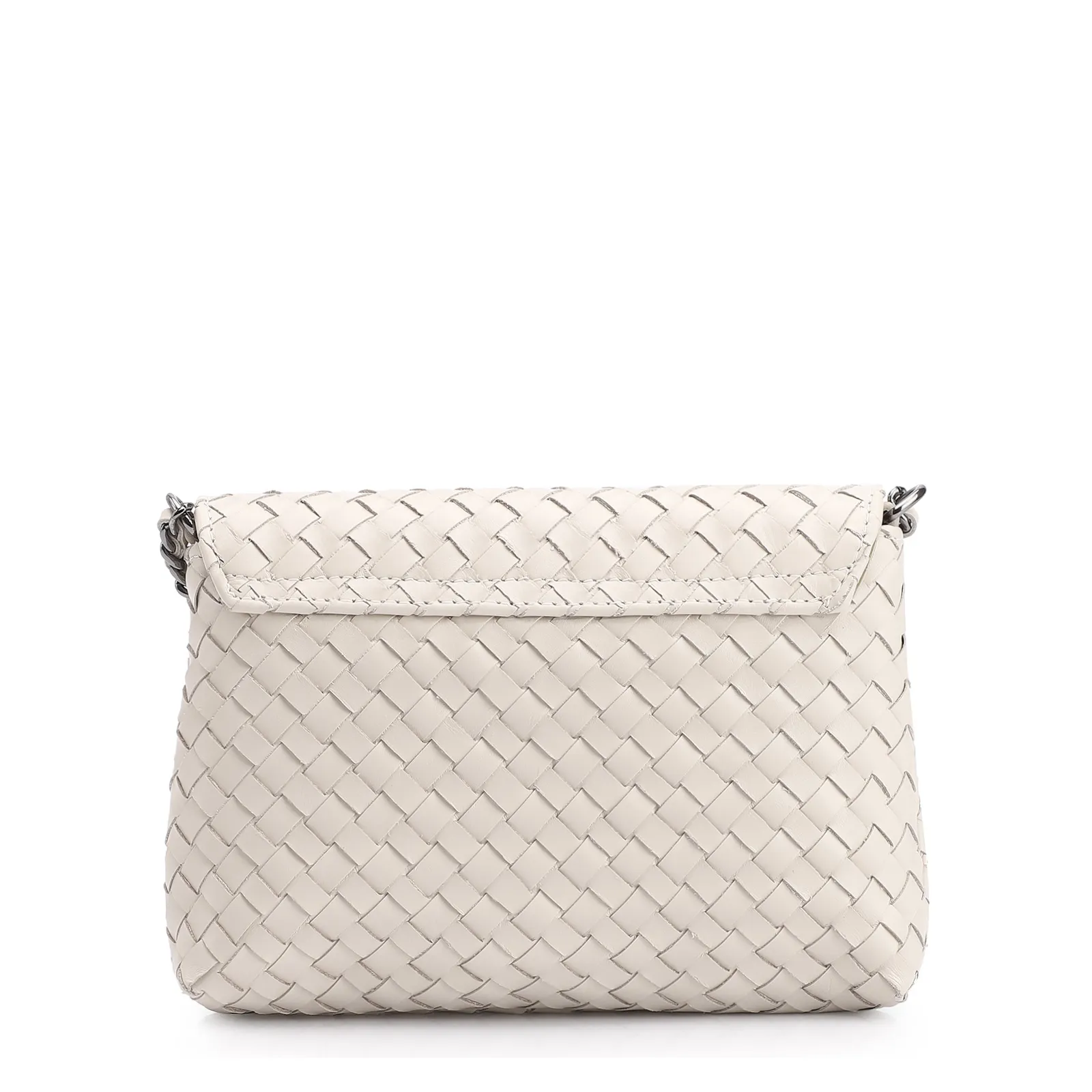 Bolsa Transversal Couro Off White
