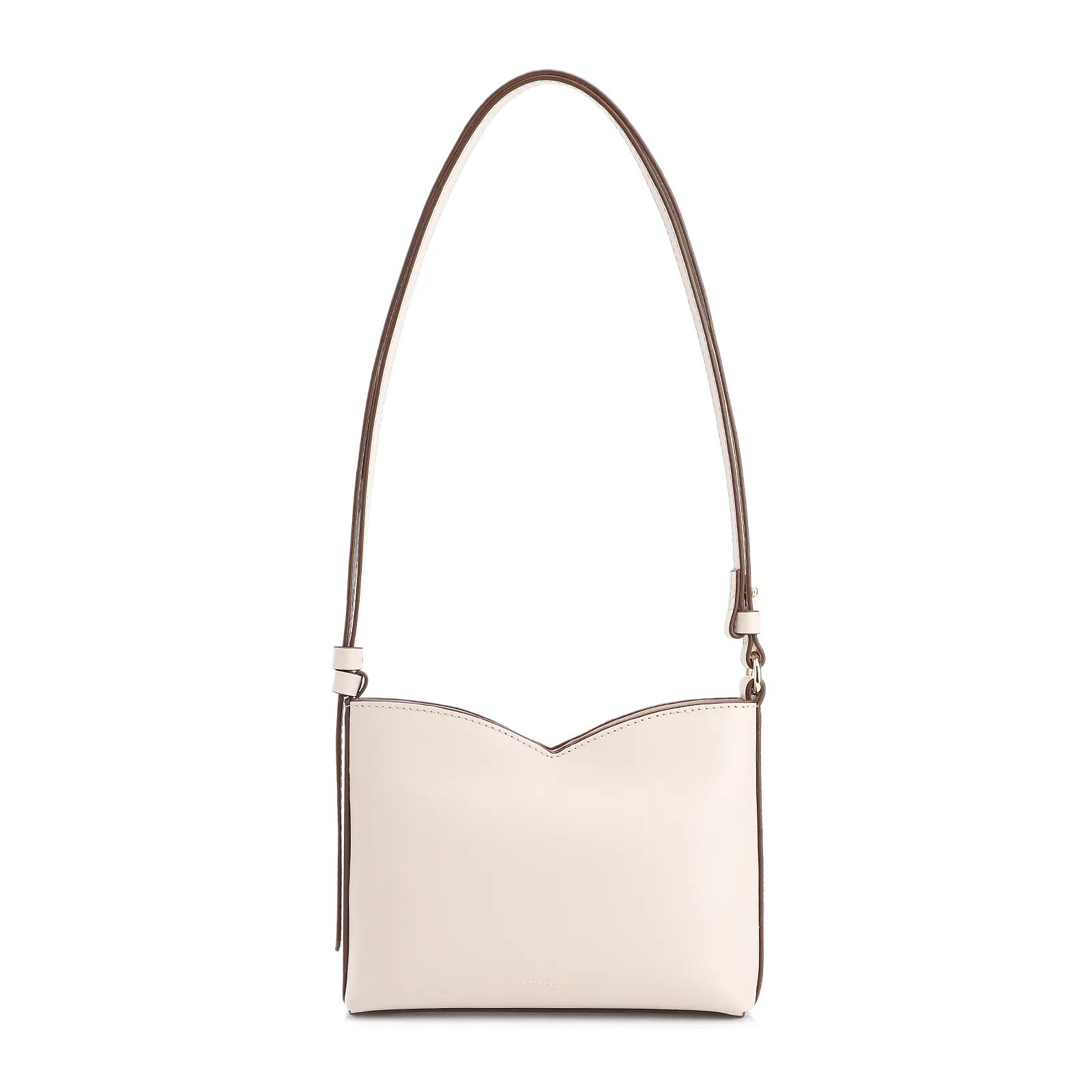 Bolsa Transversal Couro Off White