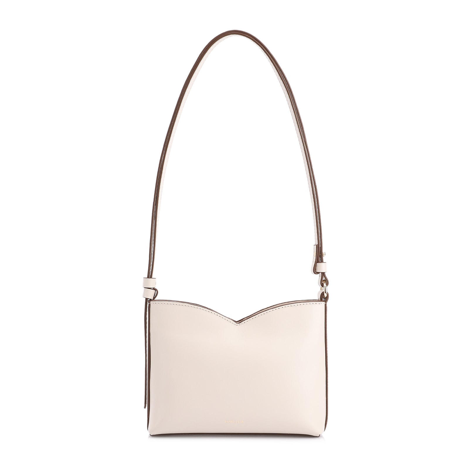 Bolsa Transversal Couro Off White