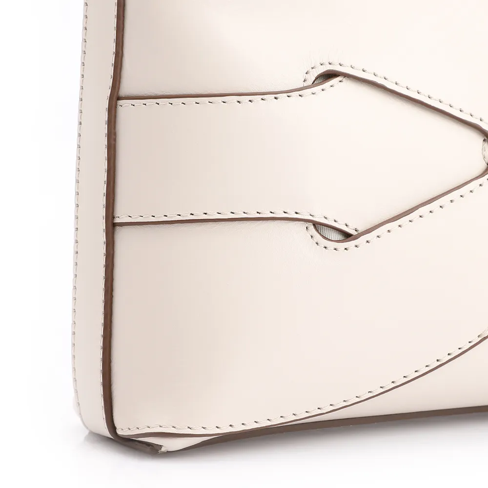 Bolsa Transversal Couro Off White - imagem 6