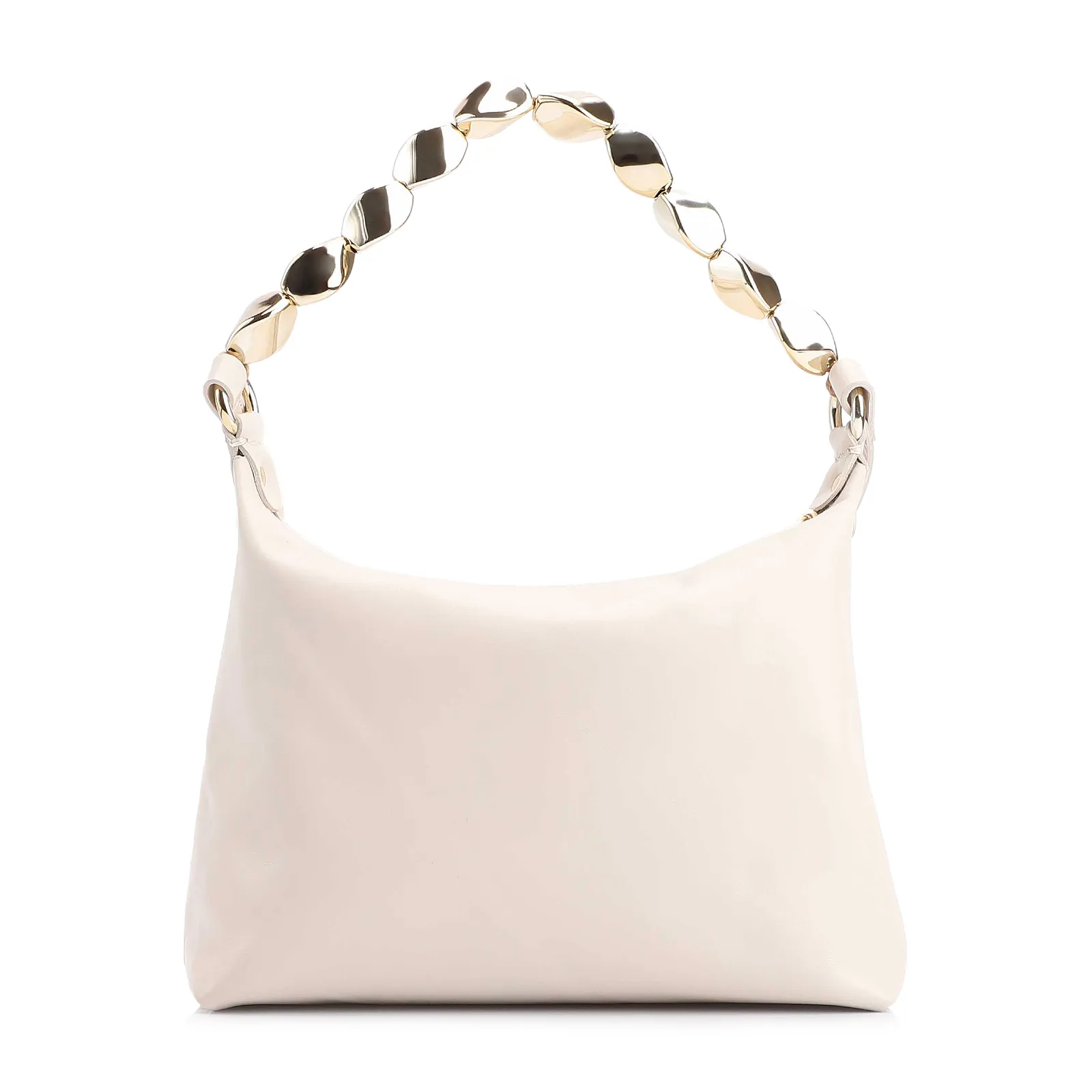 Bolsa Transversal Couro Off White