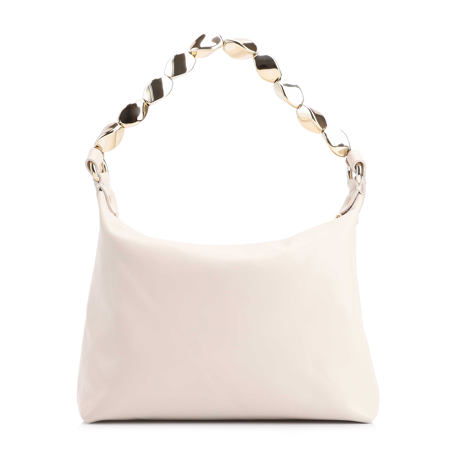 Bolsa Transversal Couro Off White