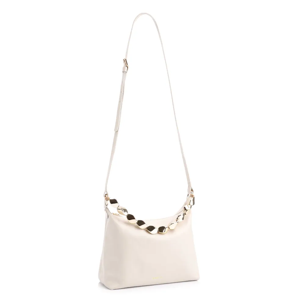 Bolsa Transversal Couro Off White - imagem 2