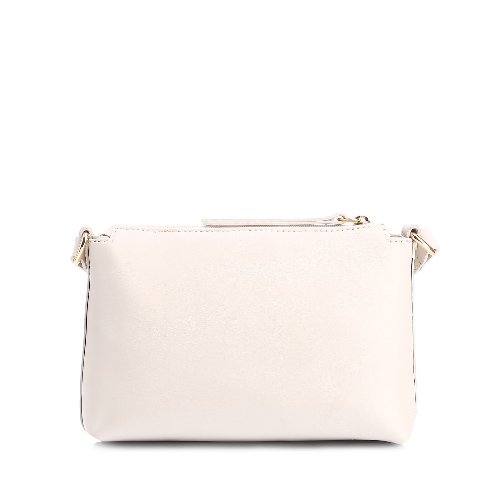 Bolsa Transversal Couro Off White