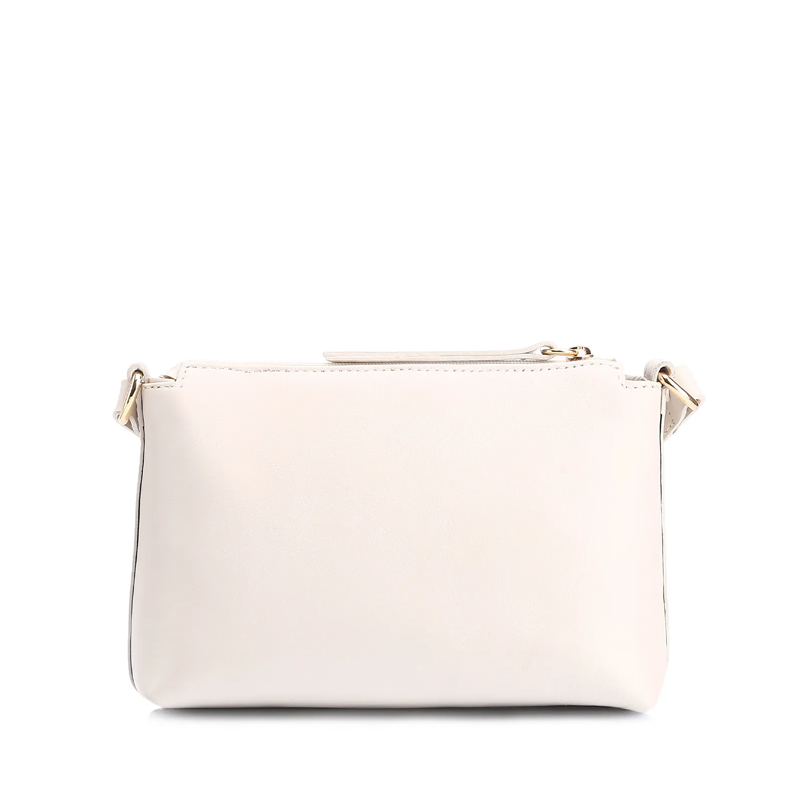 Bolsa Transversal Couro Off White