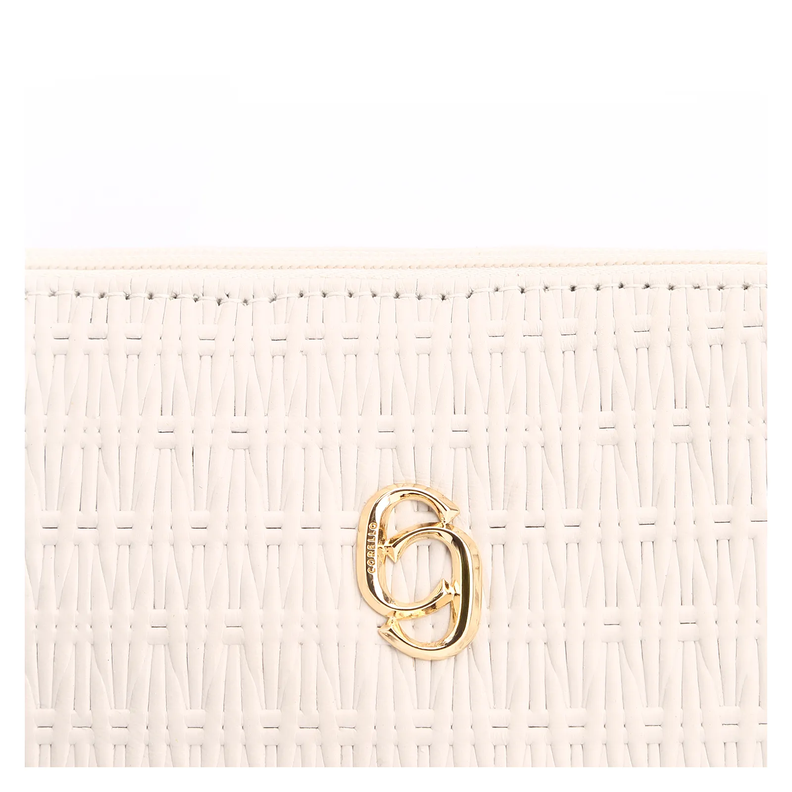 Bolsa Transversal Couro Off White