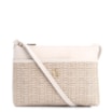 Bolsa Transversal Couro Off White/Alt Tramado Off White - imagem 1