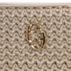 Bolsa Transversal Couro Off White/Crochet Off White - imagem 6
