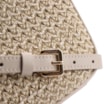 Bolsa Transversal Couro Off White/Crochet Off White - imagem 7