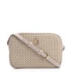 Bolsa Transversal Couro Off White/Crochet Off White - imagem 1