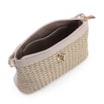 Bolsa Transversal Couro Off White/Crochet Off White - imagem 4