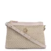 Bolsa Transversal Couro Off White/Crochet Off White - imagem 1