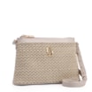 Bolsa Transversal Couro Off White/Crochet Off White - imagem 2