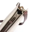 Bolsa Transversal Couro Off White/Marrom - imagem 5