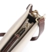 Bolsa Transversal Couro Off White/Marrom - imagem 5