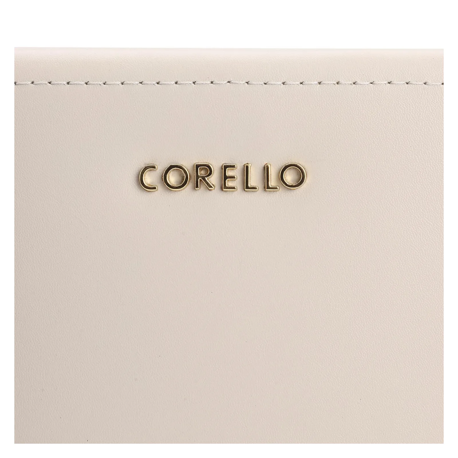 Bolsa Transversal Couro Off White/Marrom