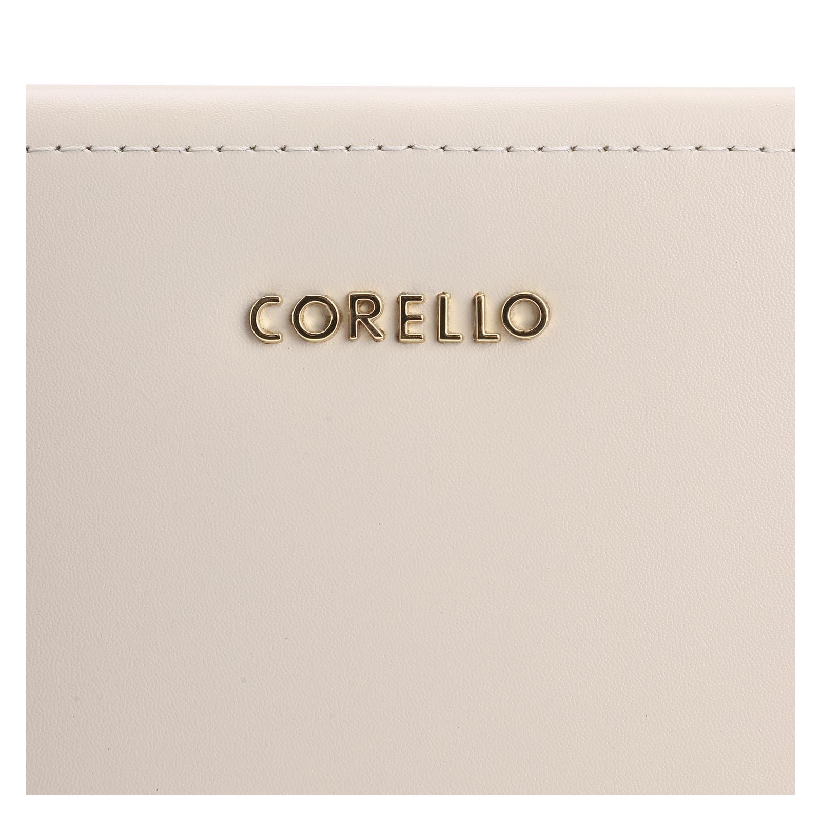 Bolsa Transversal Couro Off White/Marrom