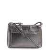 Bolsa Transversal Couro Prata - imagem 1